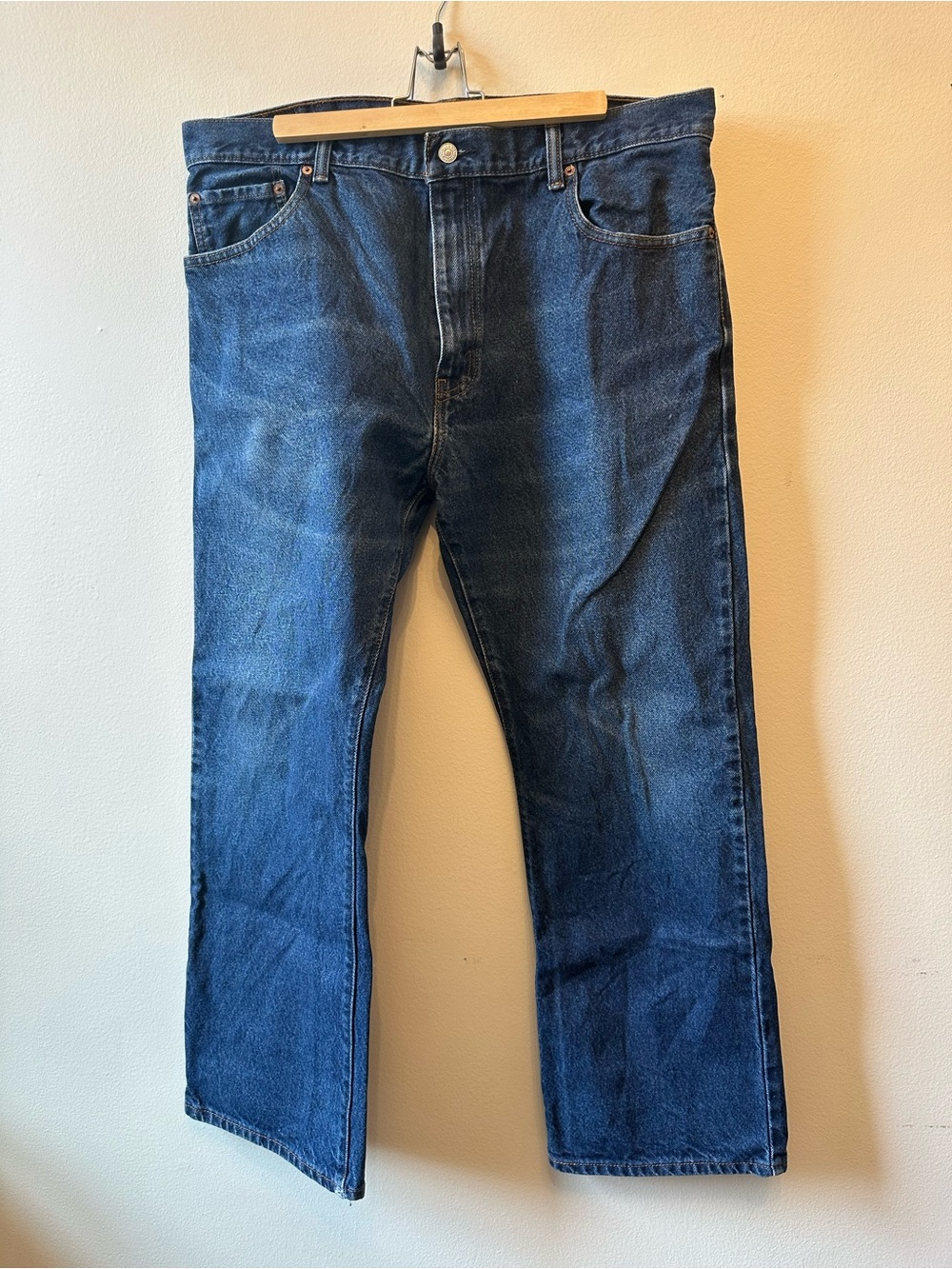 Levis 517 Mens Bootcut Jeans 38x29 Medium Dark Wash 100% Cotton Western Cowboy - Picture 2 of 11